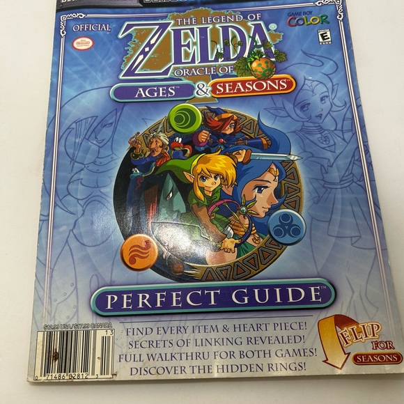 Game boy Color Legend of Zelda: Oracle of Ages & Seasons Perfect Guide